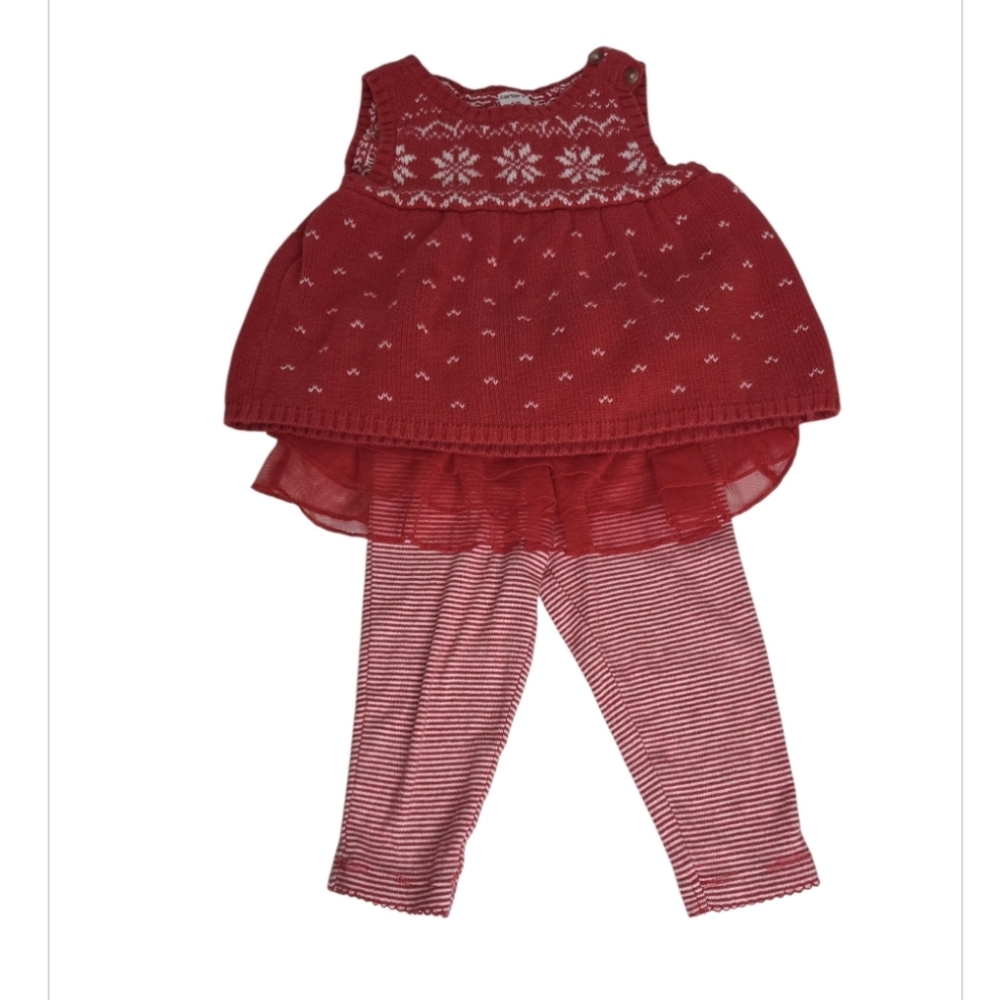 Carter's 2 Piece Winter Holiday Infant Outfit 12 Months